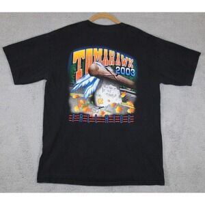 VTG Harley-Davidson Shirt Sz L Tomahawk WI 2003 Indian Axe Y2k